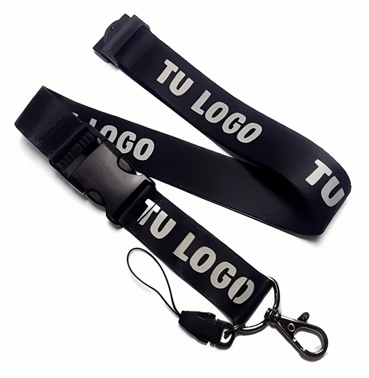 Cinta Portagafetes Lanyard Personalizados Con Tu Diseño