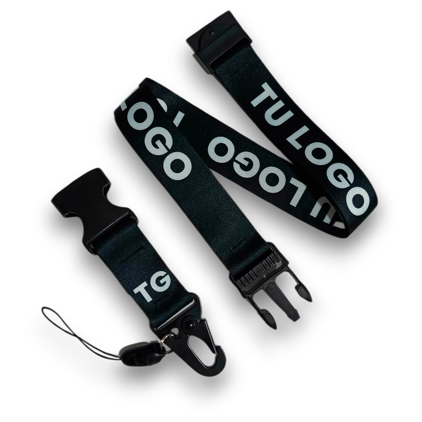 "Lanyard premium personalizado con diseño corporativo"