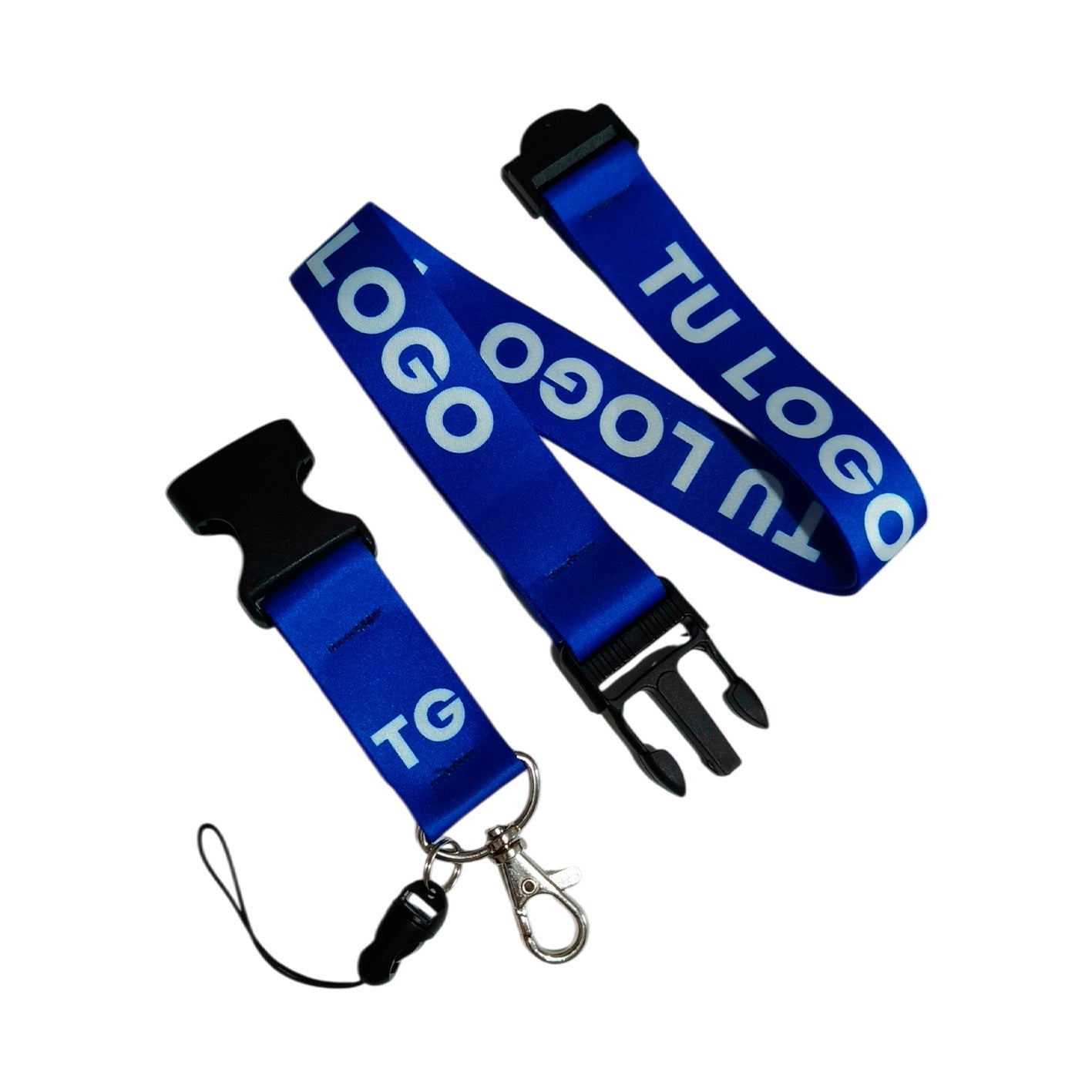 "Cinta portagafetes lanyard personalizado con logotipo de empresa, varios colores"